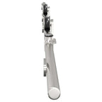 Kit Binari Porta Scorrevole 200 cm Acciaio Inossidabile Argento
