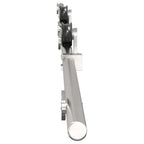 Kit Binari Porta Scorrevole 183 cm Acciaio Inossidabile Argento