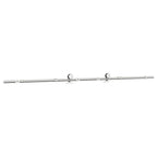 Kit Binari Porta Scorrevole 183 cm Acciaio Inossidabile Argento