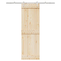 Kit Binari Porta Scorrevole 183 cm Acciaio Inossidabile Argento