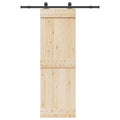Kit di Binari per Porte Scorrevoli 152,5 cm Acciaio Nero