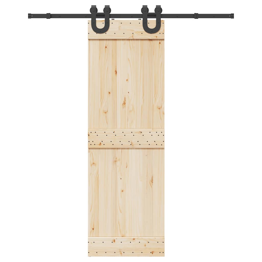 Kit di Binari per Porte Scorrevoli 183 cm Acciaio Nero