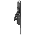Kit di Binari per Porte Scorrevoli 183 cm Acciaio Nero