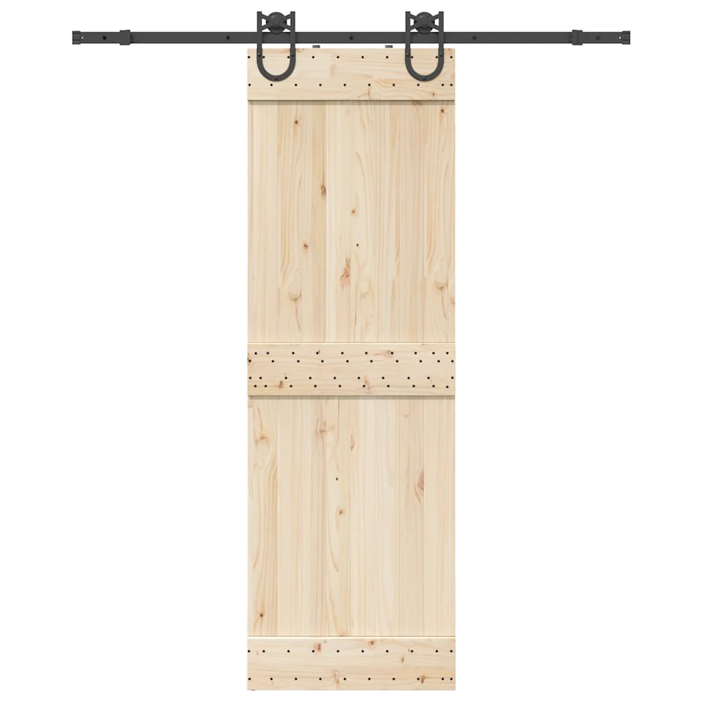 Kit di Binari per Porte Scorrevoli 183 cm Acciaio Nero