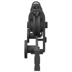 Kit di Binari per Porte Scorrevoli 200 cm Acciaio Nero