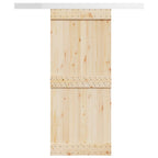 Kit Ferramenta per Porte Scorrevoli 183 cm in Lega di Alluminio