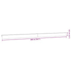 Kit Ferramenta per Porte Scorrevoli 200 cm in Lega di Alluminio