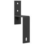 Staffe Bypass Porta Fienile 5 pz Guide Piatte Acciaio Carbonio