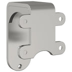 Staffe Bypass Porta della Stalla 4 pz Guide Tonde Acciaio Inox
