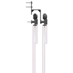 Kit di Binari per Porte Scorrevoli 427 cm Acciaio Nero