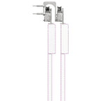Kit Binari Porta Scorrevole 400 cm Acciaio Inossidabile Argento