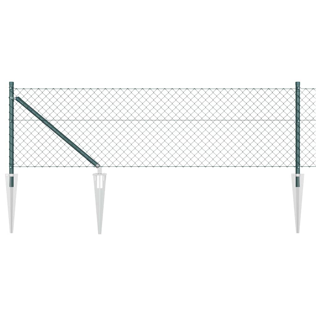 Recinzione in rete saldata con punte 10 x 0,4 m