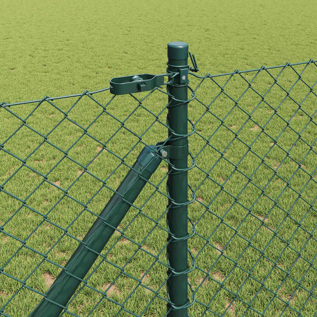 Recinzione in rete saldata con punte 10 x 1 m (L x H)