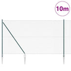 Recinzione in rete saldata 10 x 1,5 m con pali in acciaio rivestito PVC