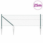 Recinzione in rete saldata con punte 25 x 0,6 m