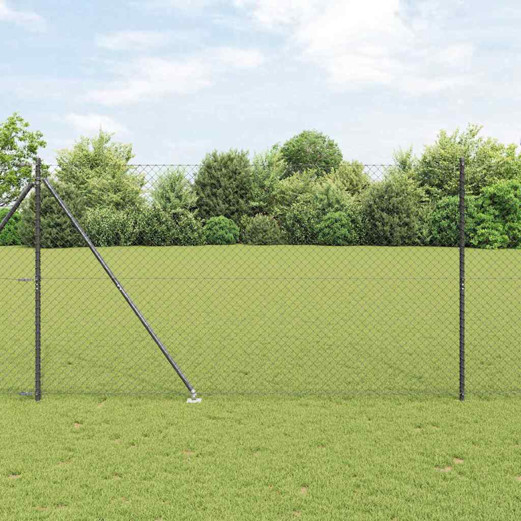 Recinzione in rete saldata con punte 10 x 1,5 m