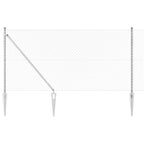 Recinzione in rete saldata con punte 10 x 1,4 m (L x H) - Acciaio zincato