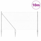 Recinzione in rete saldata con punte 10 x 1 m (L x H)