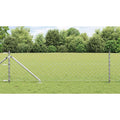 Recinzione in rete saldata con punte 25 x 0,8 m (L x H) - Acciaio zincato