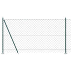 Recinzione Metallica Saldata in Acciaio con Base in Cemento 10x1,2 m