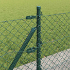 Recinzione Metallica Saldato 25 x 0,6 m con Base in Cemento