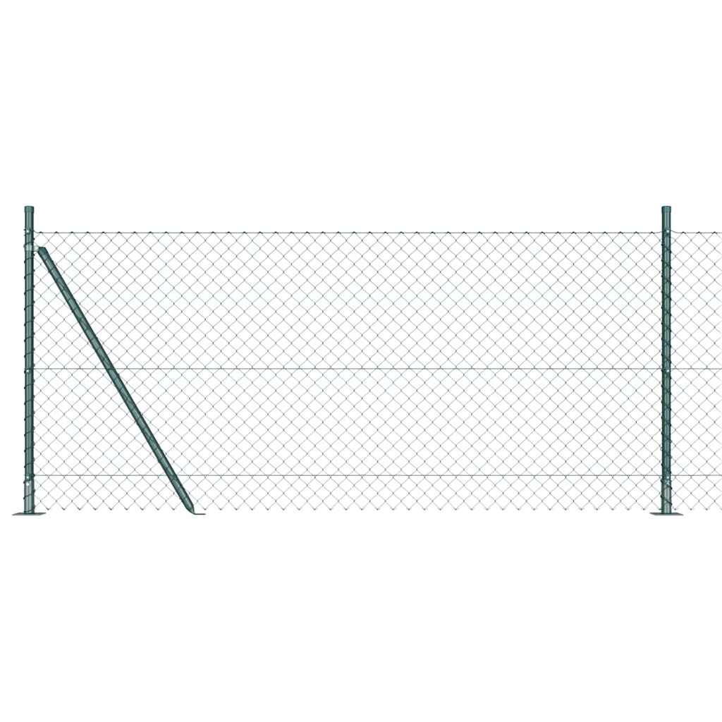 Recinzione Metallica Saldato con Base in Cemento 25 x 1 m