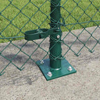 Recinzione Metallica Saldata 25 x 1,2 m con Base in Cemento - Verde