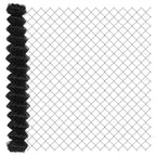 Recinzione Metallica Saldato con Base in Cemento 10 x 1,6 m