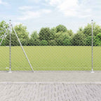 Recinzione Metallica Saldato con Base in Cemento 10 x 1,6 m