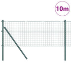 Recinzione metallica saldata in acciaio rivestito PVC - 10 x 0,4 m con fissaggio a terra