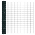 Recinzione metallica saldata in acciaio PVC 10 x 1,5 m con pali per fissaggio a terra