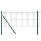 Recinzione metallica saldata in rete 25 x 0,6 m - Acciaio rivestito PVC verde