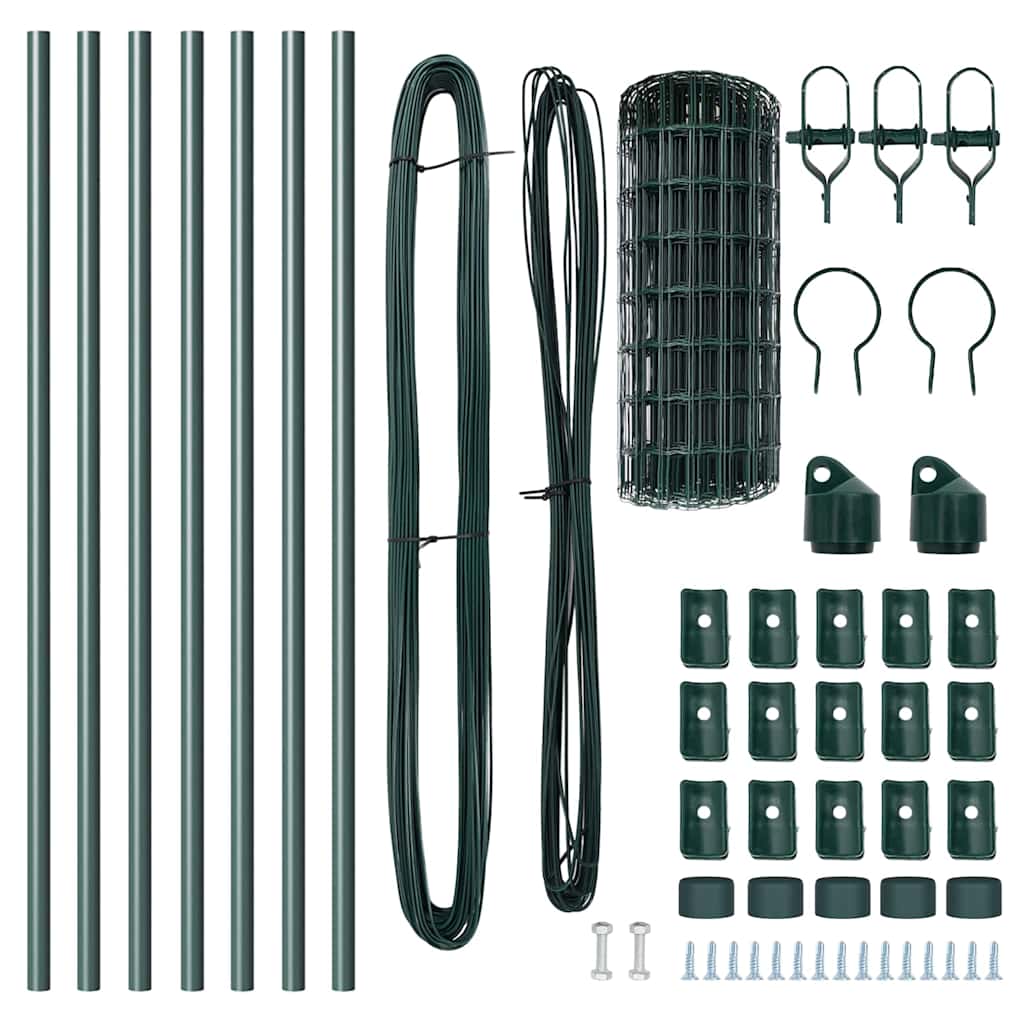 Recinzione metallica saldata in rete per fissaggio a terra - 10 x 0,4 m
