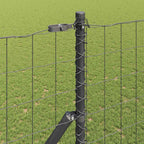 Recinzione metallica saldata in acciaio e PVC 10 x 1,6 m con fissaggio a terra