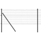 Recinzione metallica saldata in rete 25 x 0,6 m - Acciaio rivestito PVC grigio