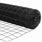 Recinzione metallica saldata in rete 10 x 0,6 m con pali per fissaggio a terra