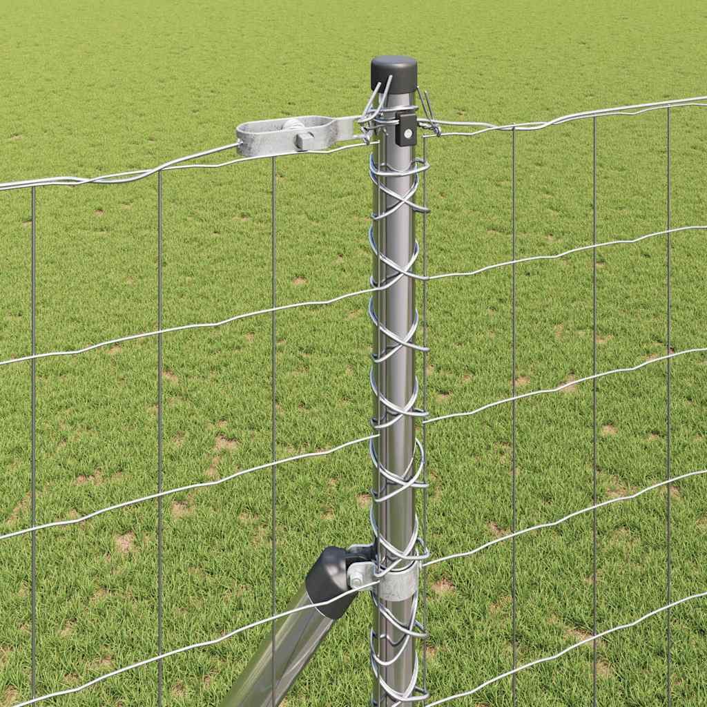 Recinzione metallica saldata zincata 10 x 1,6 m per fissaggio a terra