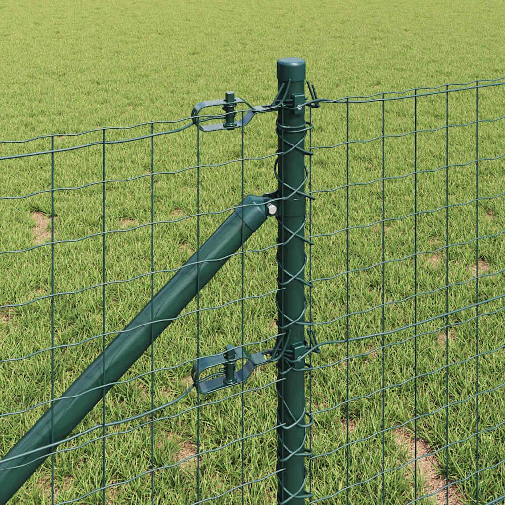 Recinzione in rete saldata verde 10 x 0,6 m - Acciaio rivestito PVC