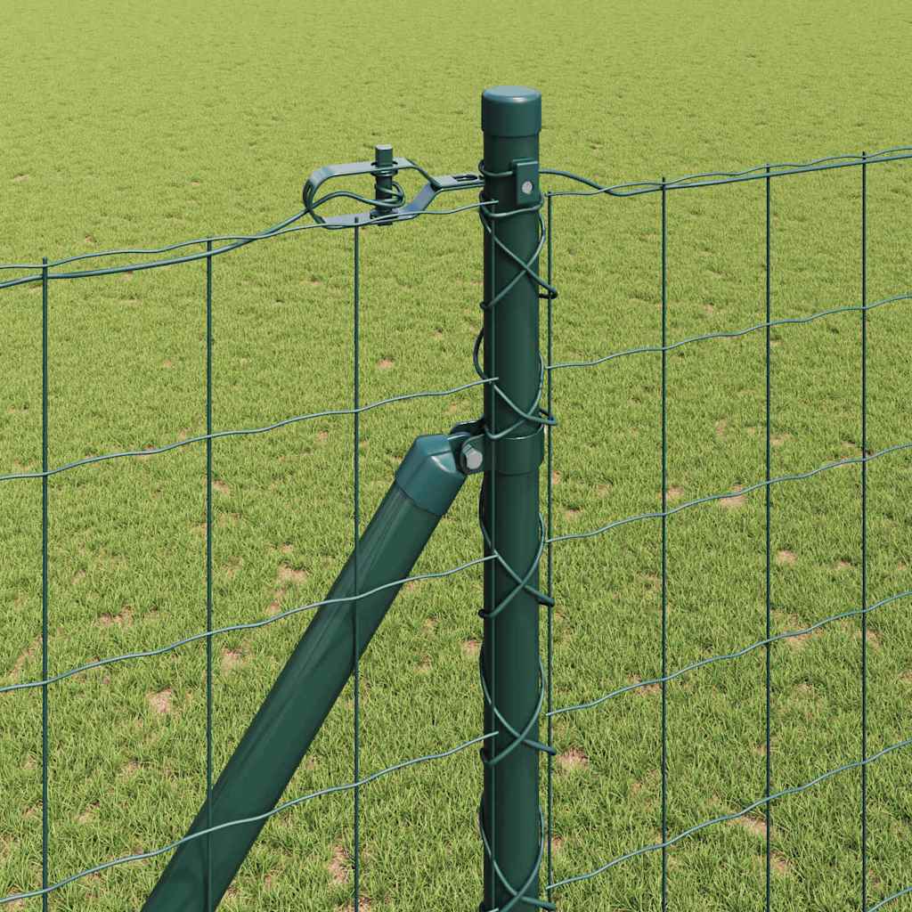 Recinzione in rete saldata zincata 10 x 1,6 m con punte di ancoraggio