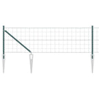 Recinzione in rete saldata 10 x 0,6 m - Acciaio rivestito PVC verde