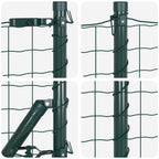 Recinzione in rete saldata con punte 25 x 1 m (L x H)