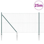 Recinzione in rete saldata con punte 25 x 1 m (L x H)