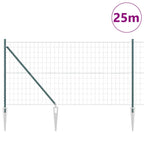 Recinzione in rete saldata con punte 25 x 1 m (L x H)