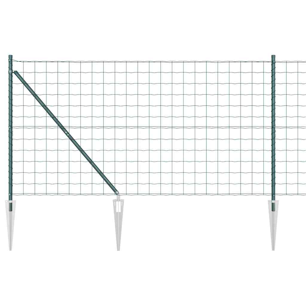 Recinzione in rete saldata con punte 25 x 1,2 m (P x A)