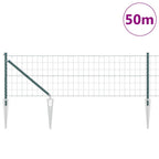 Recinzione in rete saldata 50 x 0,6 m - Acciaio rivestito PVC verde