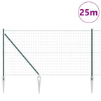 Recinzione in rete saldata con punte 25 x 1,2 m (P x A)