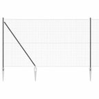 Recinzione in rete saldata zincata 10 x 1,5 m con punte