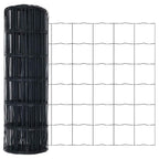 Recinzione in rete saldata con punte 25 x 1 m - Acciaio rivestito PVC grigio