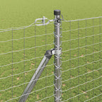 Recinzione in rete saldata zincata 10 x 1,5 m con pali e punte