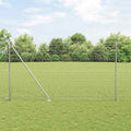 Recinzione in rete saldata zincata 10 x 1,6 m con punte